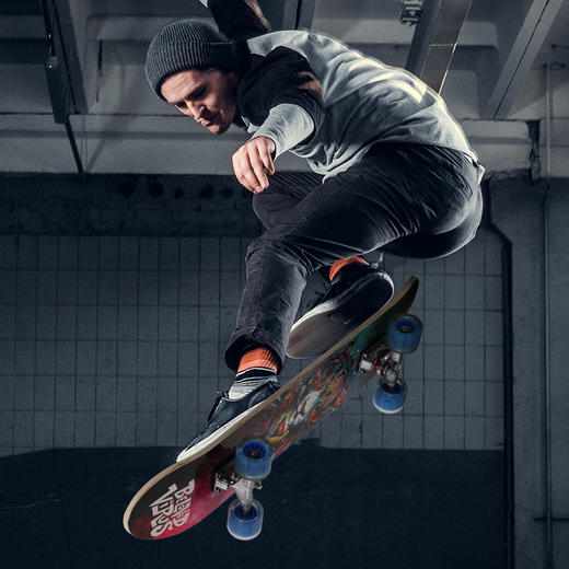 【运动户外】-成人儿童滑板车80厘米初学者四轮活力板 商品图2