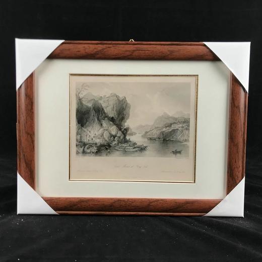 19世纪中华帝国古老风光建筑与社会版画 带装裱 12款可选（O系列） 商品图4