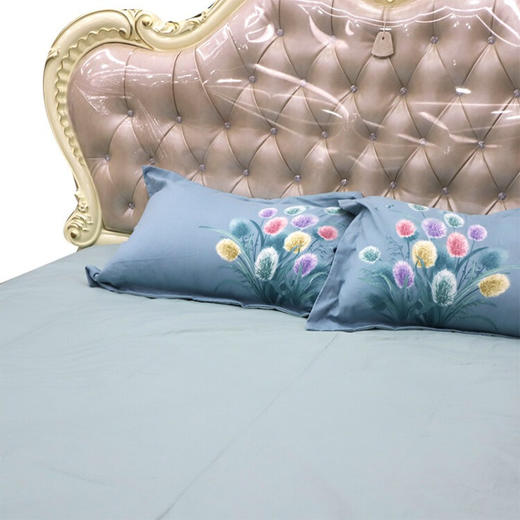 金丝莉  全棉活性贡缎四件套   铃兰梦 商品图1