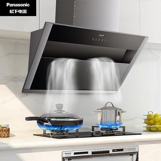 松下（Panasonic）18立方大吸力翻盖式油烟机4.5KW嵌入式天然气灶烟灶套装 FV-A718CN1+GE-231GB烟灶套装甄选 商品图3
