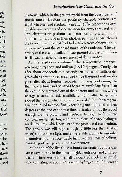 【中商原版】宇宙三分钟 关于宇宙起源的现代观点 The First Three Minutes 英文原版 史蒂文 温伯格 Steven Weinberg 商品图8