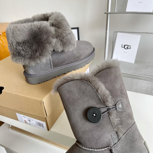 贝莉纽扣2.0 中筒-灰色 商品图5