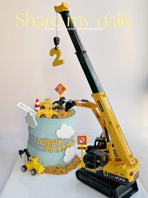 定制款蛋糕 - 梦想工程车 商品图0