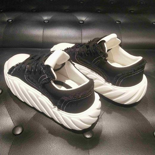 LFGJ15102 超轻黑白撞色拼接小板鞋 商品图4