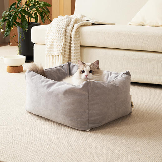CatS羽绒猫窝猫床猫垫狗窝超大舒适可拆洗有防水外套不粘毛 商品图2