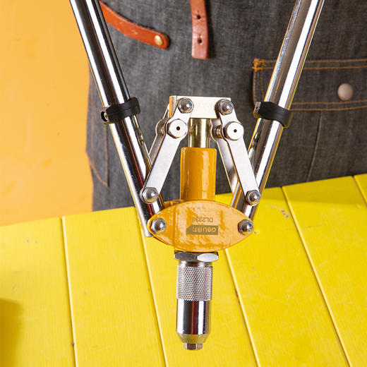 得力DL2330双把拉铆枪5款导嘴(黄) 商品图3