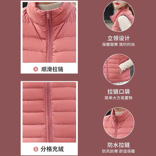 裁缝学苑AQ134轻薄羽绒背心女修身短款新款马甲纸样女装服装打板 商品图3