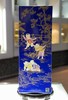 蓝底粉彩描金人物童子镶器 商品缩略图0