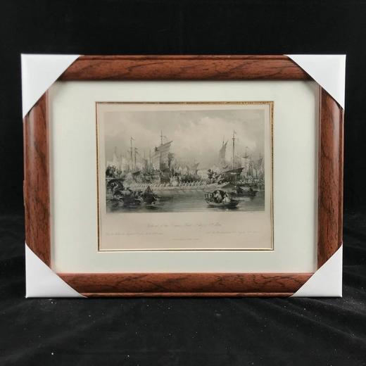 19世纪中华帝国古老风光建筑与社会版画 带装裱 12款可选（O系列） 商品图8