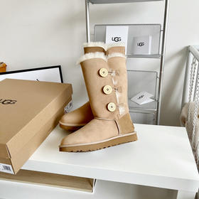 贝莉纽扣高筒2.0-沙色