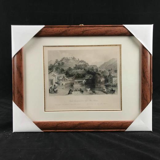 19世纪中华帝国古老风光建筑与社会版画 带装裱 12款可选（I系列） 商品图3