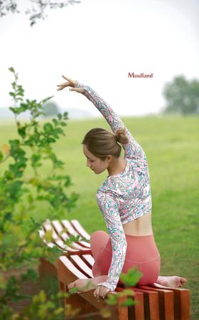 爆款好货 露脐圆领长袖-酡颜曼陀罗