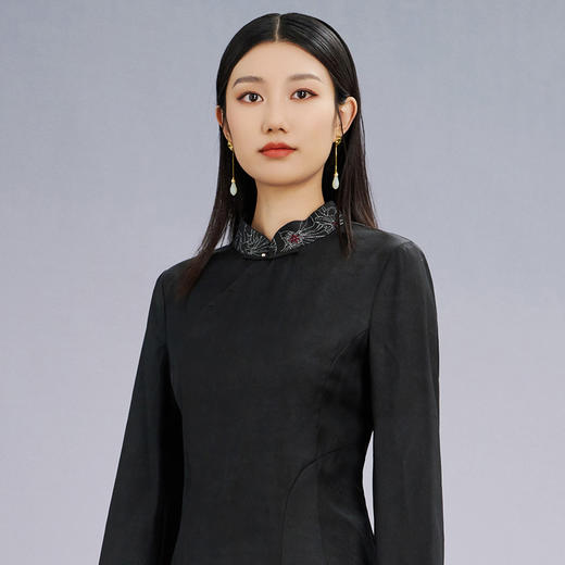 TANGY Collection/天意精品莨绸连衣裙 商品图3