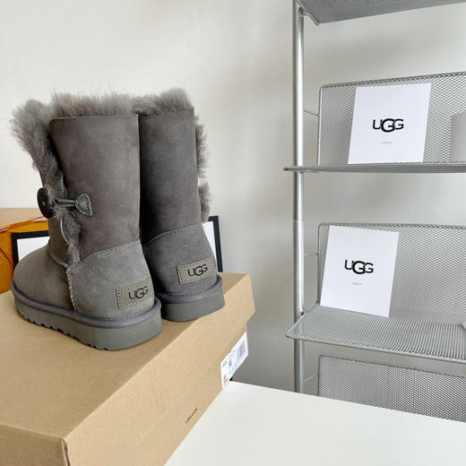 贝莉纽扣2.0 中筒-灰色 商品图4