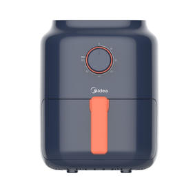 美的（Midea） 无油空气炸锅家用新款智能多功能电气炸锅大容量薯条机 3L大容量丨深空蓝（KZ30E3L）
