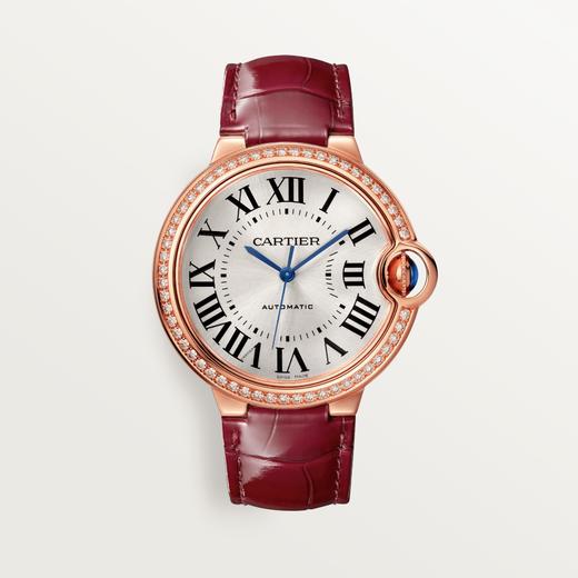 卡地亚 Cartier Ballon Bleu de Cartier 蓝气球腕表 36毫米 18K玫瑰金 自动上链 WJBB0034 商品图0