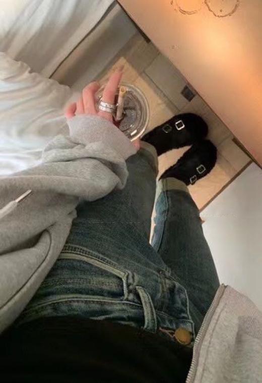 <曾小咸推荐> 高腰直筒显瘦显高 加绒5度可穿 八分九分长裤牛仔裤王 商品图3