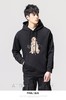 PINLI品立2022秋冬新款纯色烫画连帽套头卫衣男长袖休闲百搭上衣BG223209025 商品缩略图0