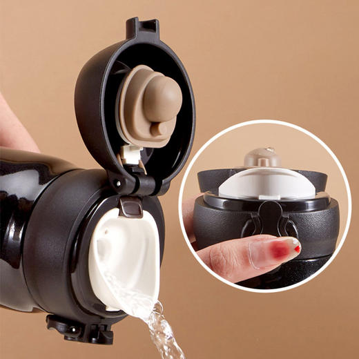 【多样屋专柜】-多样屋弹盖保温杯男女316不锈钢水杯上学便携专柜多样屋 商品图4