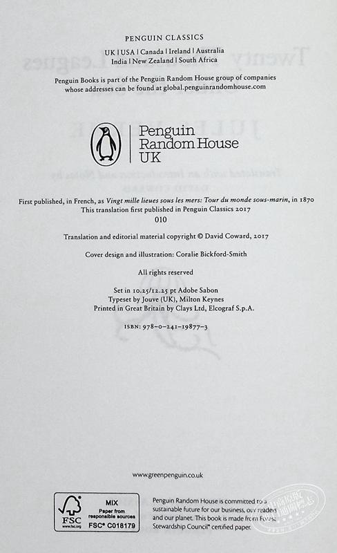 【中商原版】企鹅布面经典系列 海底两万里 Twenty Thousand Leagues Under the Sea 英文原版 Jules Verne 商品图4