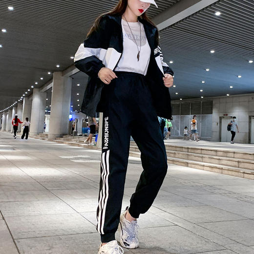 裁缝学苑AQ133 运动服套装新款卫衣纸样女装卫裤子衣服样板裁剪图 商品图1