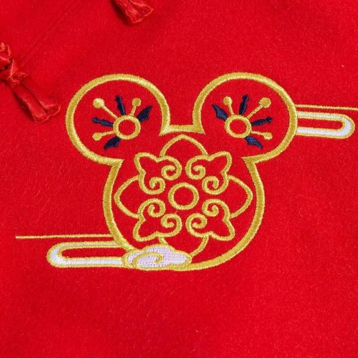 【商场同款】迪士尼童装新款秋冬加绒新春贺岁保暖可爱两件套214DT0066 商品图7