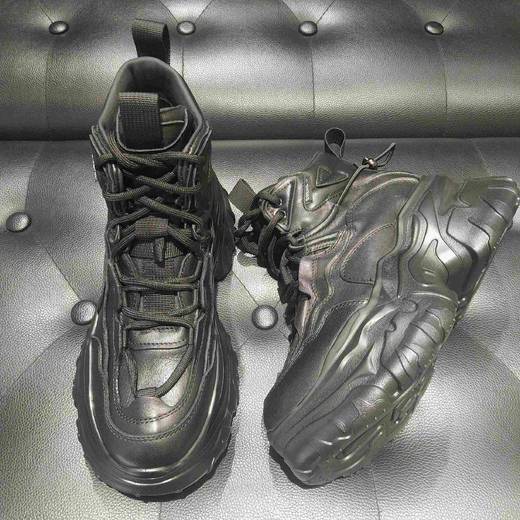 LFGJ 14634牛皮纯色超轻老爹腕靴 商品图2