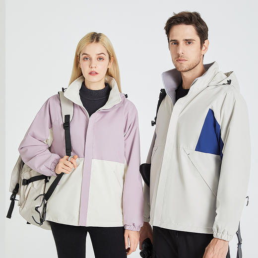 GELUNDUO歌伦多-“极野”双面抗寒情侣冲锋夹克外套8908 商品图0