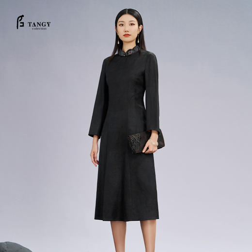 TANGY Collection/天意精品莨绸连衣裙 商品图0