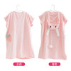 【可穿戴儿童斗篷】带帽柔软吸水大宝宝洗澡浴袍裹巾秋冬 商品缩略图2