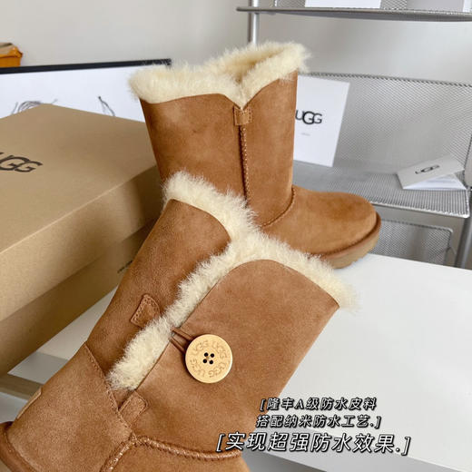 贝莉纽扣2.0 中筒-栗色 商品图5