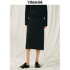 VIMAGE纬漫纪冬季新款时尚包臀保暖过膝针织半身裙V1801420 商品缩略图0