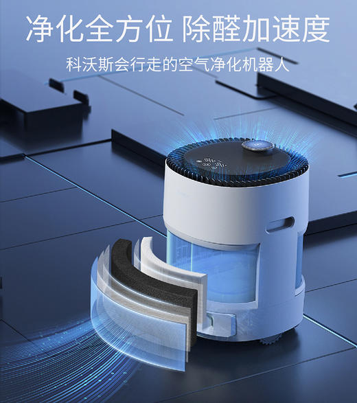 科沃斯AVAPRO智能移动空气净化器家用母婴室内除甲醛PM2.5 除菌 除过敏原 除雾霾 商品图0