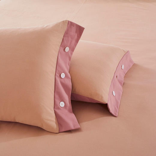 金丝莉（KINTHERI） 蚕丝贡棉四件套 流行风·粉   商品图7