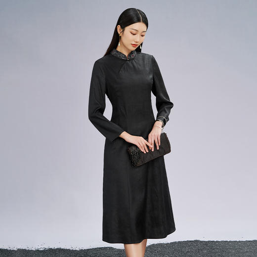 TANGY Collection/天意精品莨绸连衣裙 商品图1