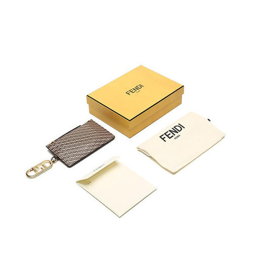 FENDI 芬迪 女士牛皮卡包卡夹钥匙包挂饰吊饰 7AS046 AHM1 商品图4
