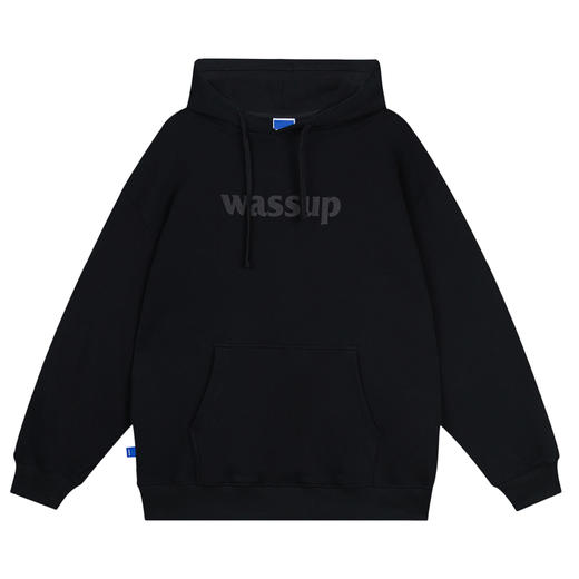 Wassup基础LOGO发泡印花连帽卫衣 商品图13