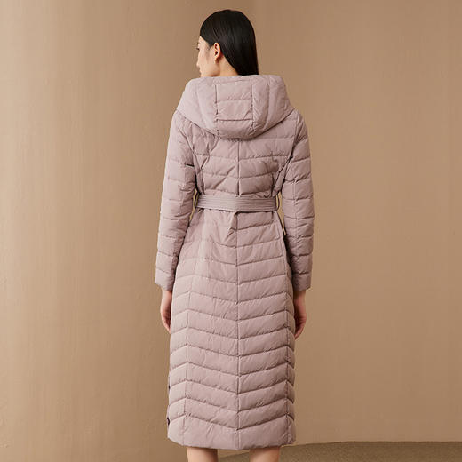 EITIE爱特爱长款保暖连帽纯色羽绒服舒适显瘦通勤百搭冬新款6011716 商品图3