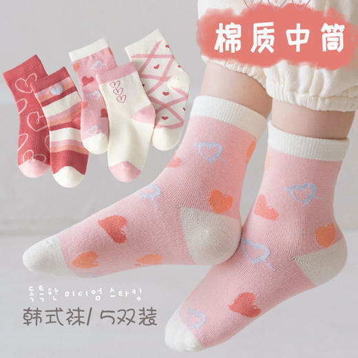 儿童袜子女童袜子春秋冬款宝宝袜男女孩中大童可爱公主袜 ch17 商品图1