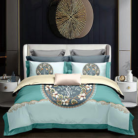 金丝莉（KINTHERI）  尊享全棉贡缎套件  倾城