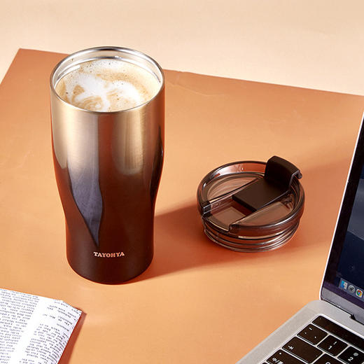 【多样屋专柜】-多样屋星空陶瓷盖保温杯咖啡杯高档精致大容量杯2022新款 商品图2