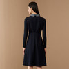 EITIE爱特爱冬季新款时尚通勤洋气收腰显瘦百搭连衣裙女6807514 商品缩略图4