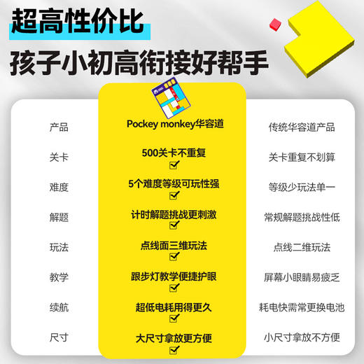 T 百思童年     TH-061019957    逻辑华容道-红色 商品图4