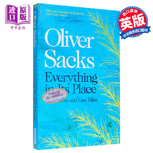 【中商原版】Everything in Its Place 英文原版 奥利弗·萨克斯：一切就绪 Oliver Sacks 商品图0