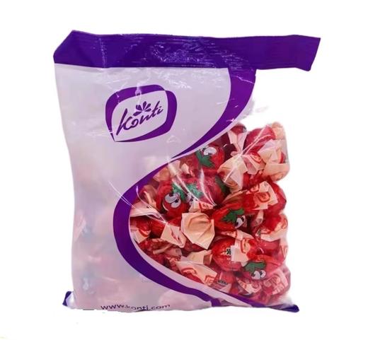 KONTI草莓炼乳味半球软糖500g 商品图0