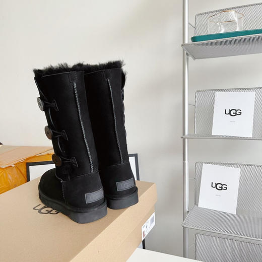 贝莉纽扣高筒2.0 -黑色 商品图2