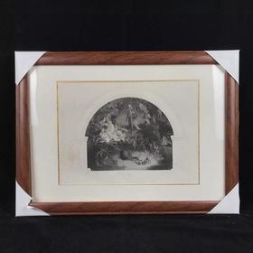 19世纪晚期殿版莎士比亚戏剧原品钢版画 带装裱 13款可选（B系列）