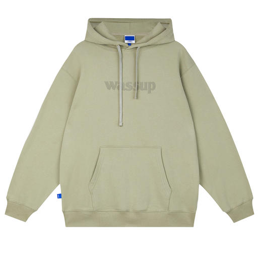 Wassup基础LOGO发泡印花连帽卫衣 商品图2