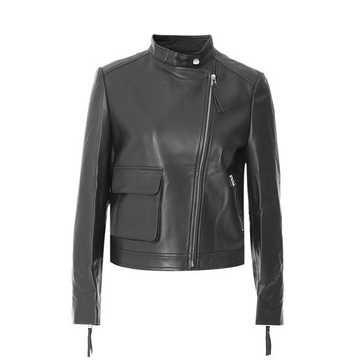 VIMAGE纬漫纪冬季新款时尚帅气中性修身显瘦皮衣外套V1893408 商品图4