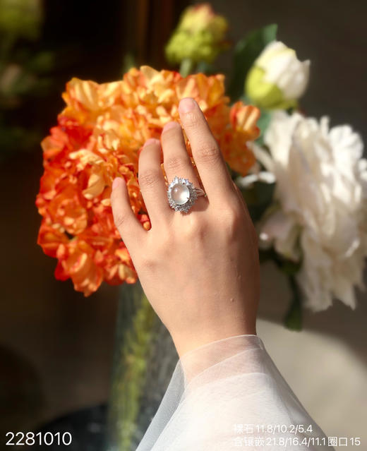 2281010，玻璃蛋面戒指。具体价格微信咨询 商品图4